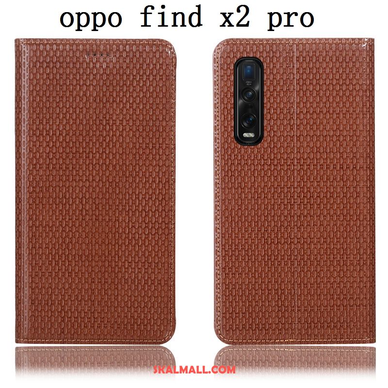 Oppo Find X2 Pro Skal Mönster Skydd Läderfodral Mobil Telefon Täcka Till Salu