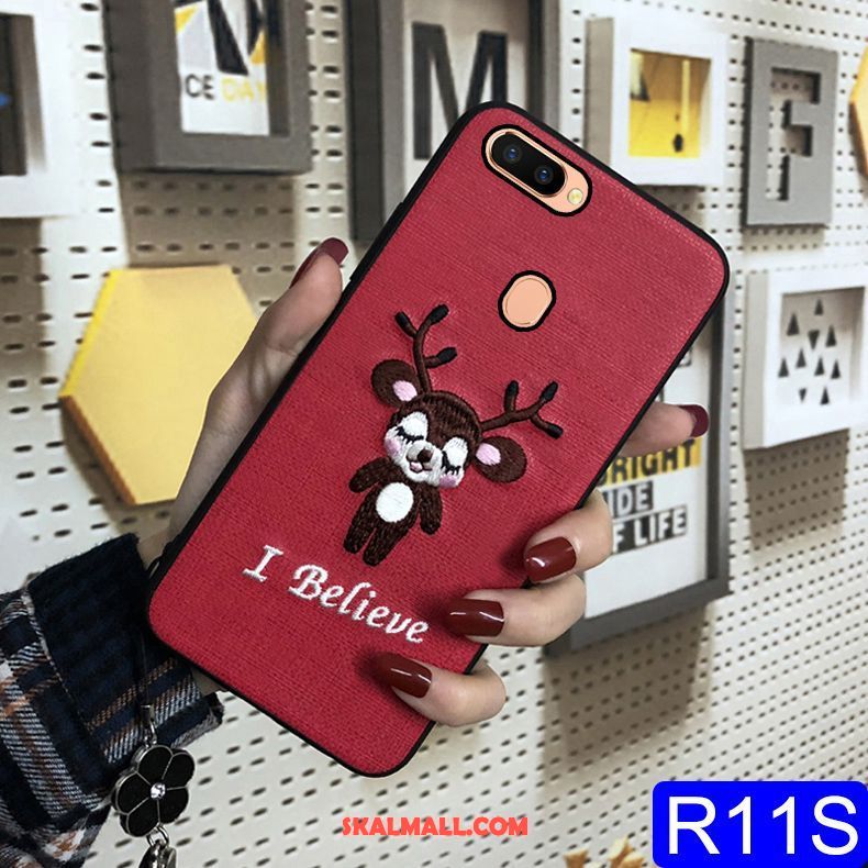 Oppo R11s Skal All Inclusive Silikon Mjuk Tecknat Net Red Fodral Billigt