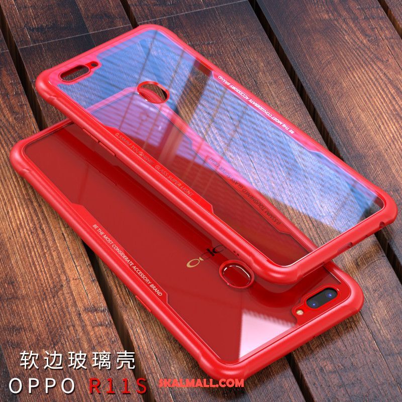 Oppo R11s Skal Fallskydd All Inclusive Glas Kreativa Personlighet Fodral På Nätet