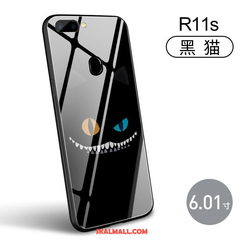 Oppo R11s Skal Mobil Telefon Trend Varumärke Skydd All Inclusive Svart Billigt