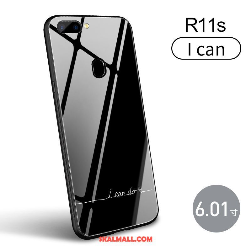 Oppo R11s Skal Mobil Telefon Trend Varumärke Skydd All Inclusive Svart Billigt