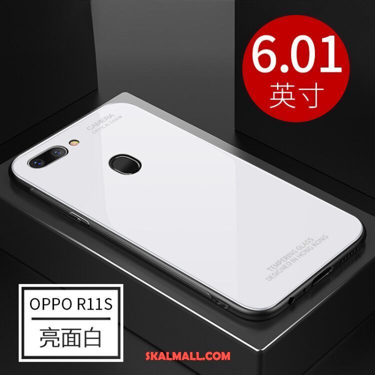 Oppo R11s Skal Purpur Mobil Telefon Glas Fallskydd Härdning Fodral Köpa