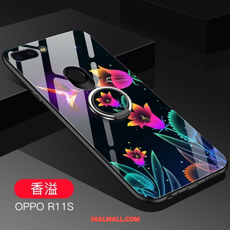 Oppo R11s Skal Svart Skydd Mobil Telefon Nubuck All Inclusive Fodral På Nätet