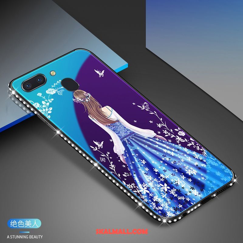 Oppo R15 Pro Skal Mobil Telefon Härdat Glas Fodral Billiga