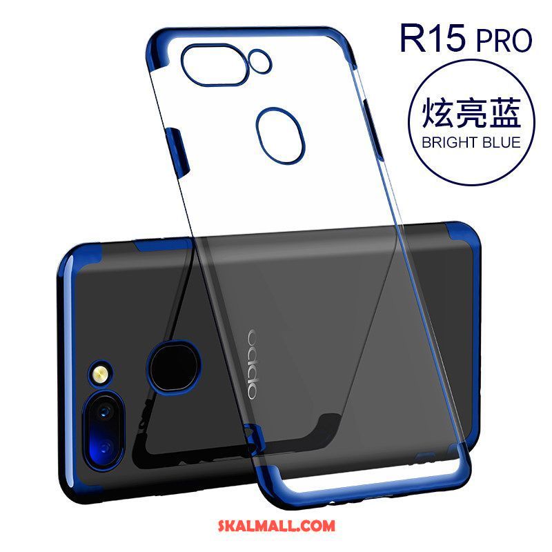 Oppo R15 Pro Skal Silikon Mobil Telefon Slim Rosa Transparent Rea