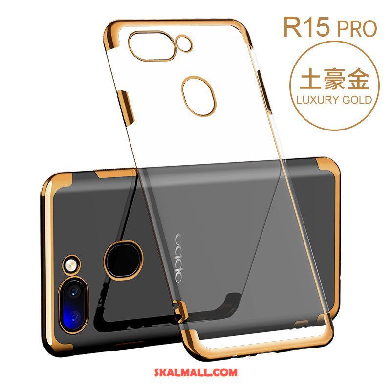 Oppo R15 Pro Skal Silikon Mobil Telefon Slim Rosa Transparent Rea