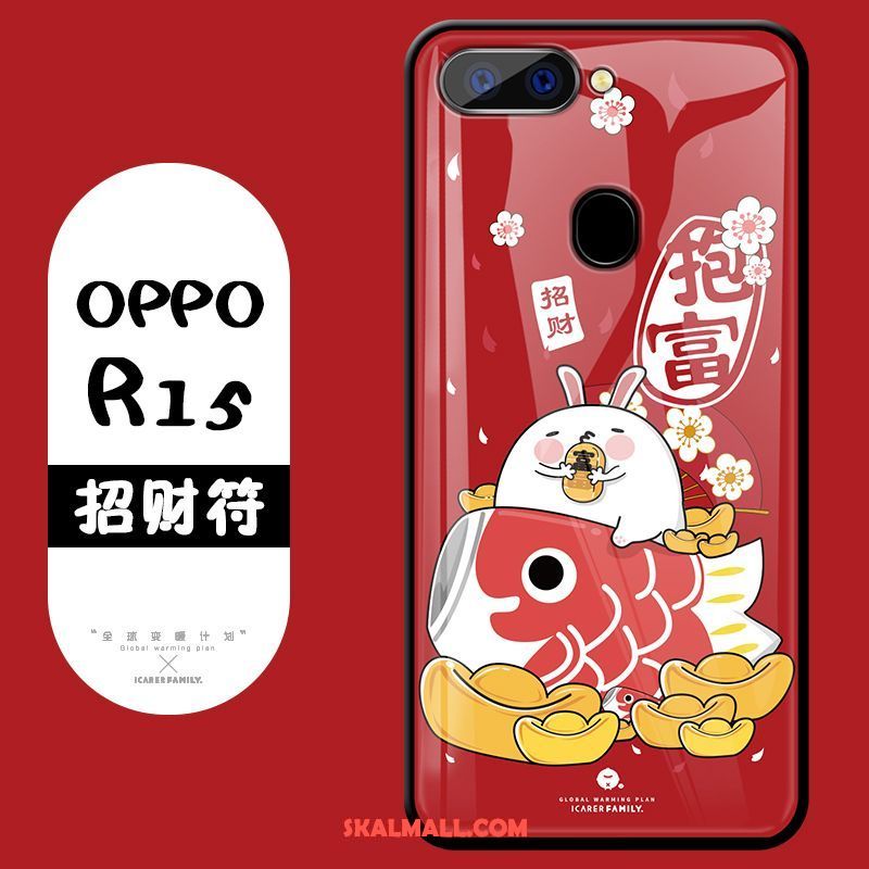 Oppo R15 Skal All Inclusive Gul Glas Trend Fallskydd Köpa