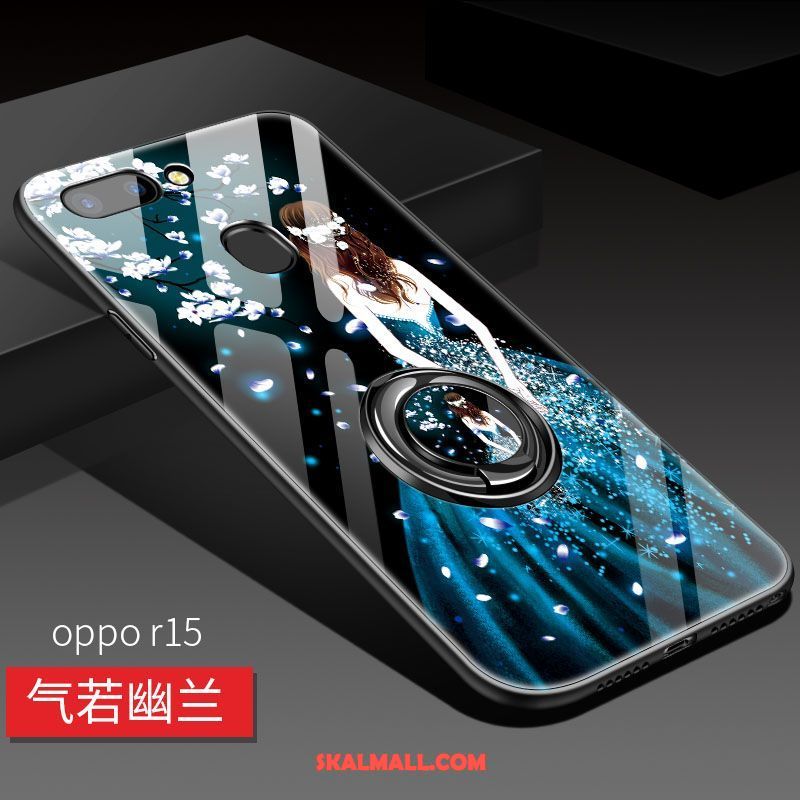 Oppo R15 Skal Blå Silikon Fallskydd Mobil Telefon All Inclusive Rea