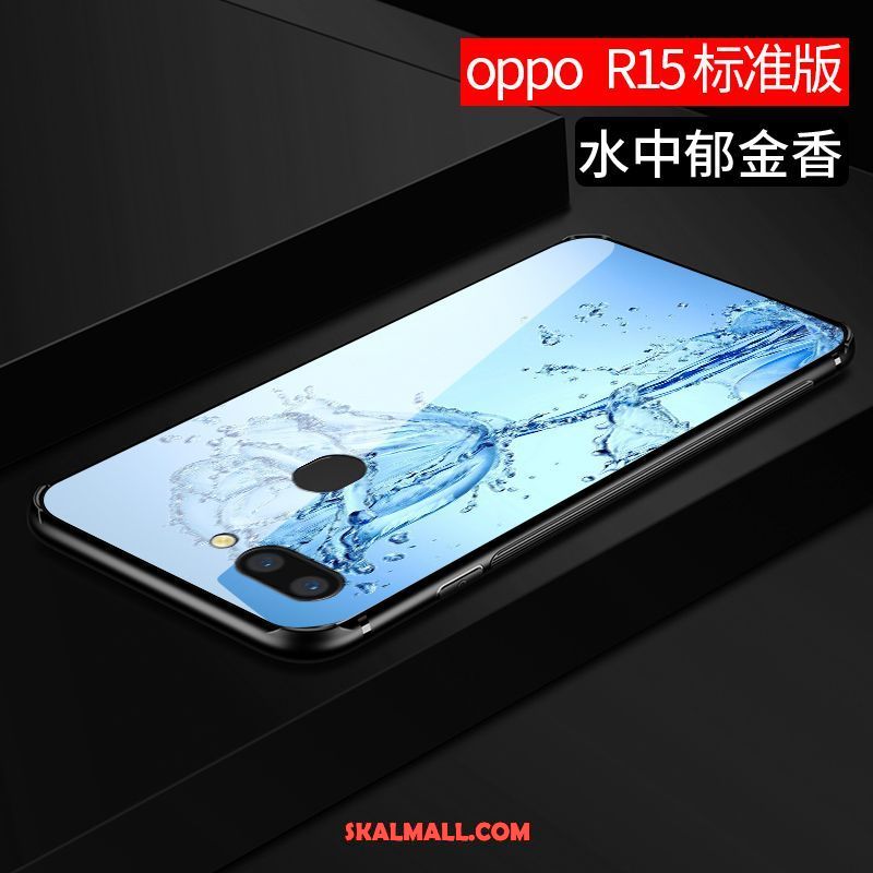 Oppo R15 Skal Fallskydd Trend Varumärke Slim Glas Net Red Rea