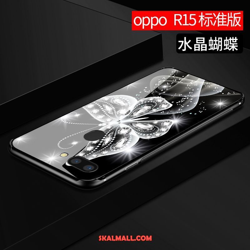 Oppo R15 Skal Fallskydd Trend Varumärke Slim Glas Net Red Rea