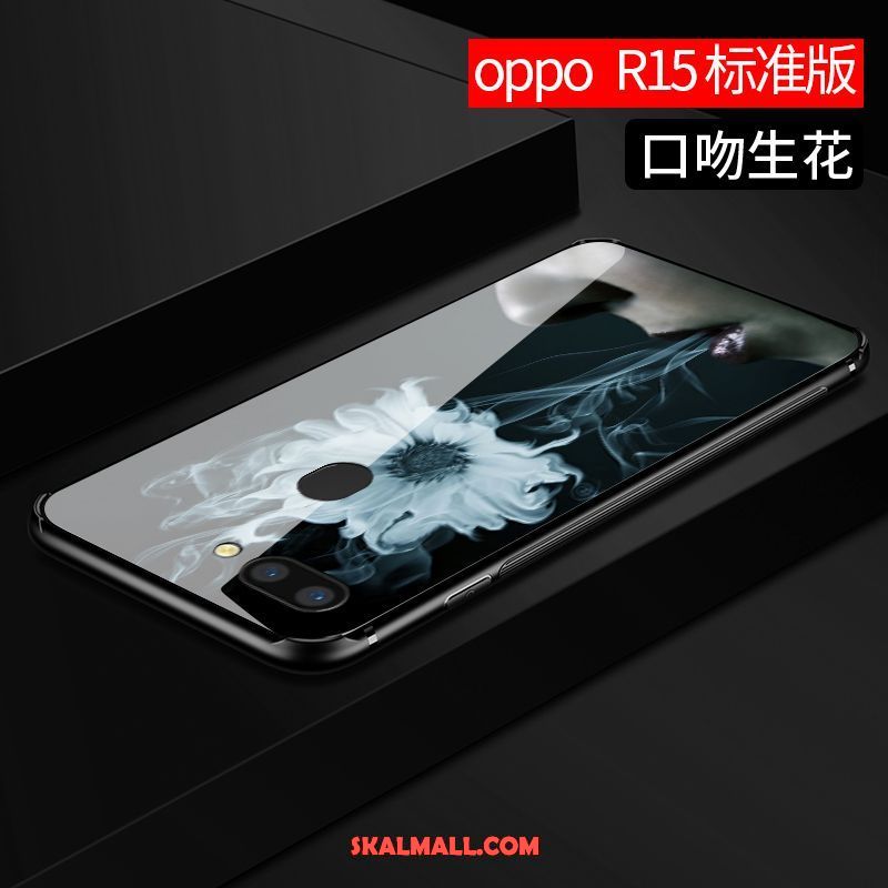 Oppo R15 Skal Fallskydd Trend Varumärke Slim Glas Net Red Rea