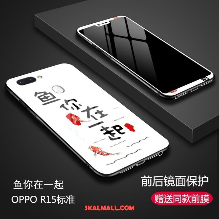 Oppo R15 Skal Glas Purpur Mobil Telefon Online