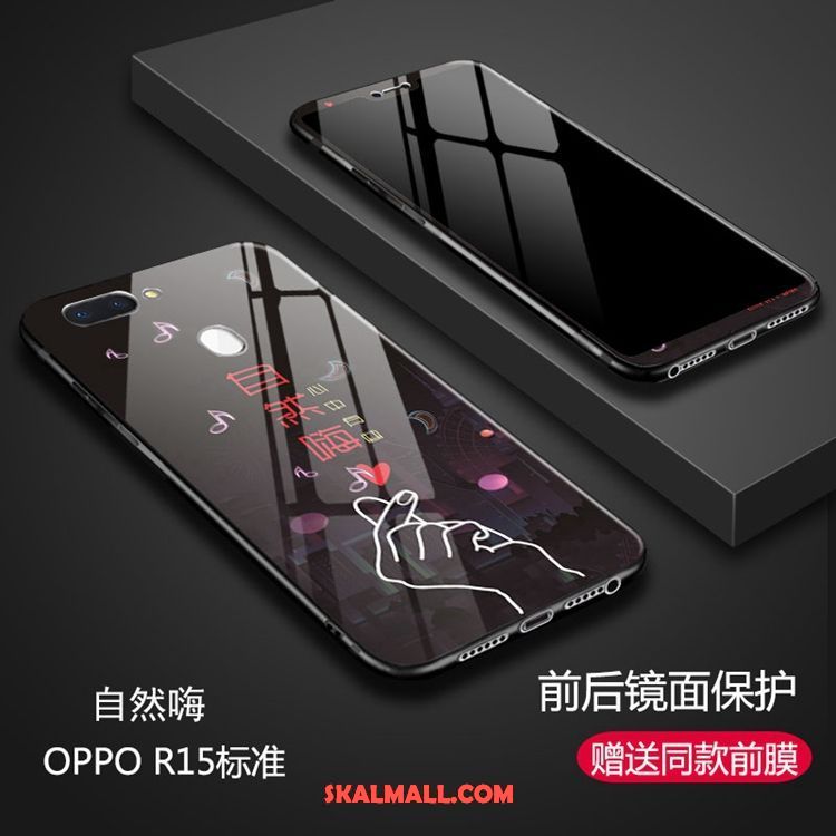 Oppo R15 Skal Glas Purpur Mobil Telefon Online