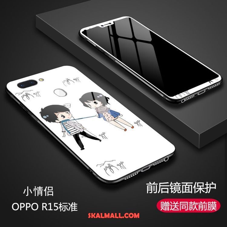 Oppo R15 Skal Glas Purpur Mobil Telefon Online