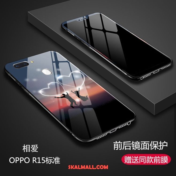 Oppo R15 Skal Glas Purpur Mobil Telefon Online