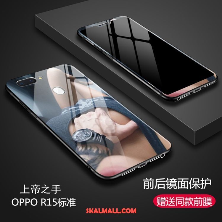 Oppo R15 Skal Glas Purpur Mobil Telefon Online