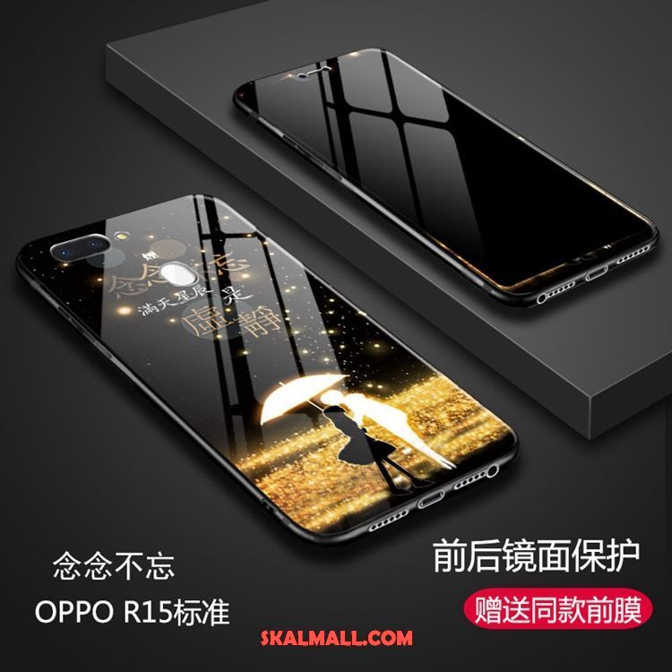 Oppo R15 Skal Glas Purpur Mobil Telefon Online