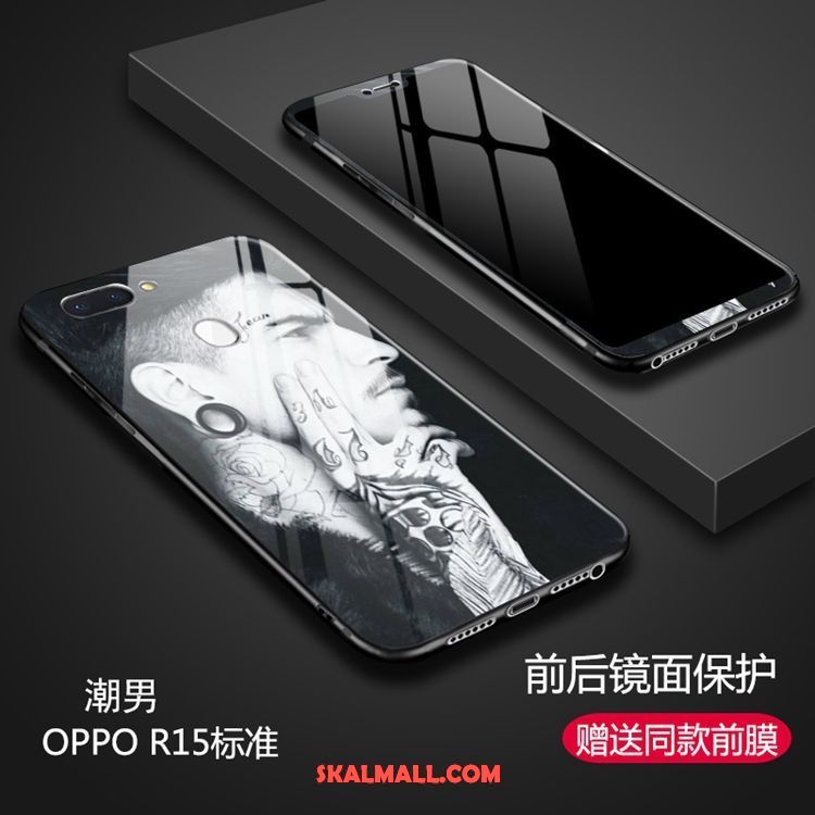 Oppo R15 Skal Glas Purpur Mobil Telefon Online