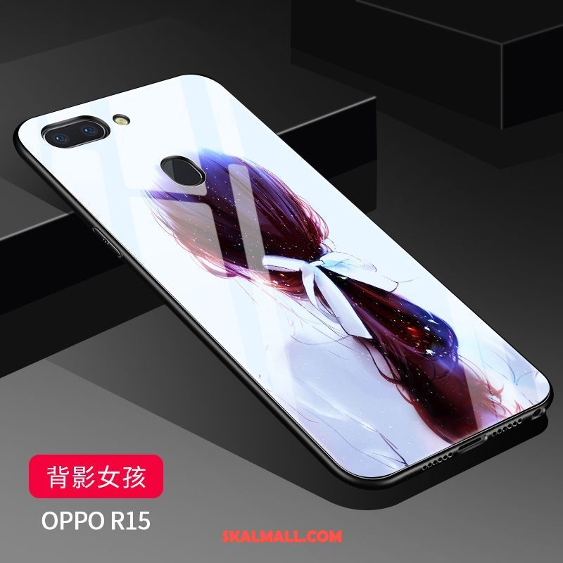 Oppo R15 Skal Nubuck Fallskydd Tillbehör All Inclusive Vit Till Salu