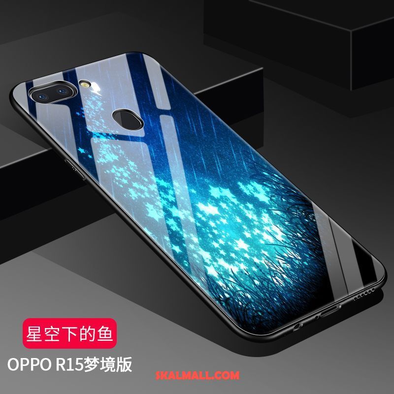 Oppo R15 Skal Nubuck Fallskydd Tillbehör All Inclusive Vit Till Salu