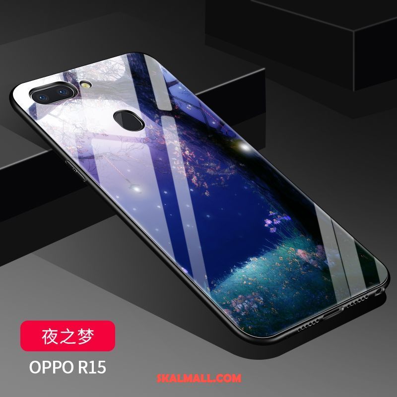 Oppo R15 Skal Nubuck Fallskydd Tillbehör All Inclusive Vit Till Salu