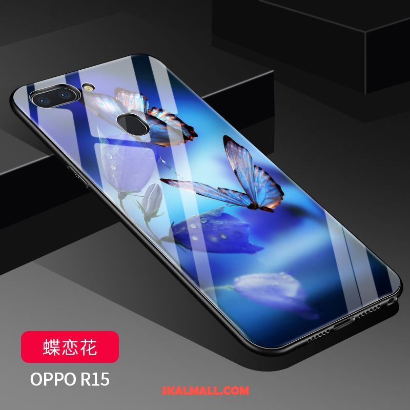 Oppo R15 Skal Nubuck Fallskydd Tillbehör All Inclusive Vit Till Salu