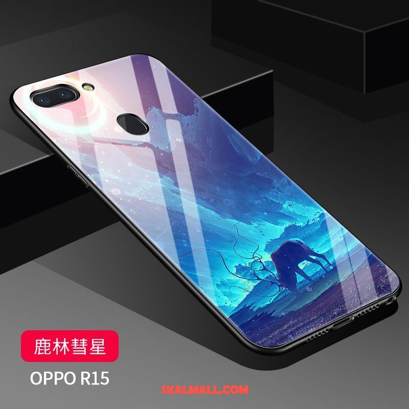 Oppo R15 Skal Nubuck Fallskydd Tillbehör All Inclusive Vit Till Salu