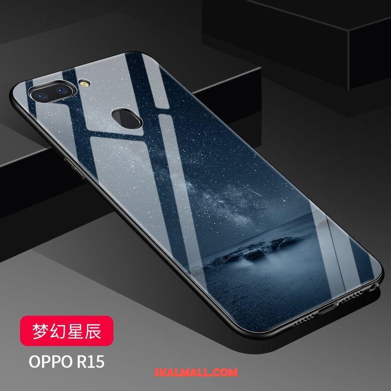 Oppo R15 Skal Nubuck Fallskydd Tillbehör All Inclusive Vit Till Salu