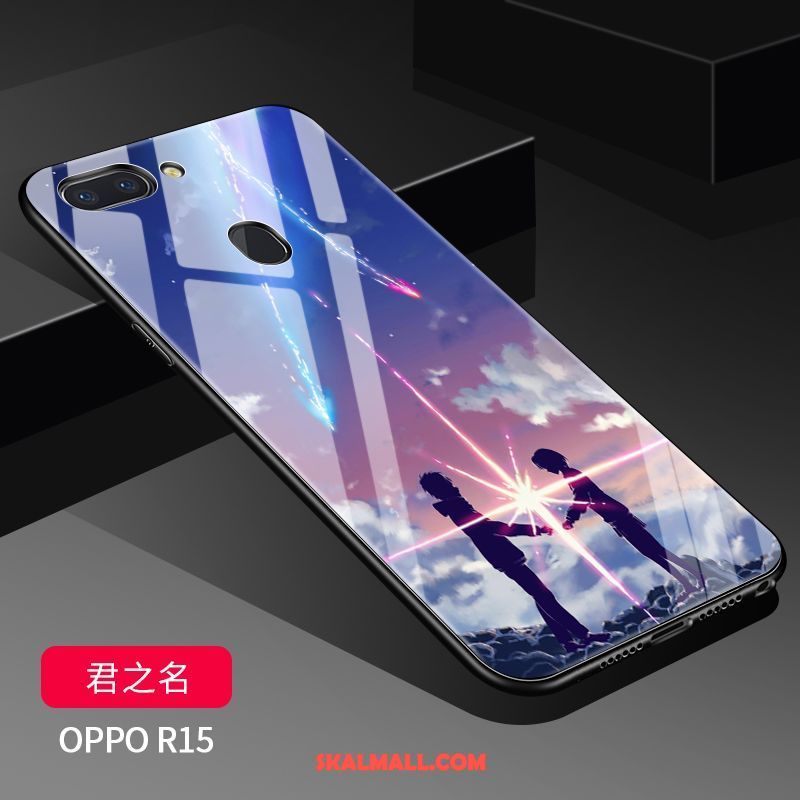 Oppo R15 Skal Nubuck Fallskydd Tillbehör All Inclusive Vit Till Salu