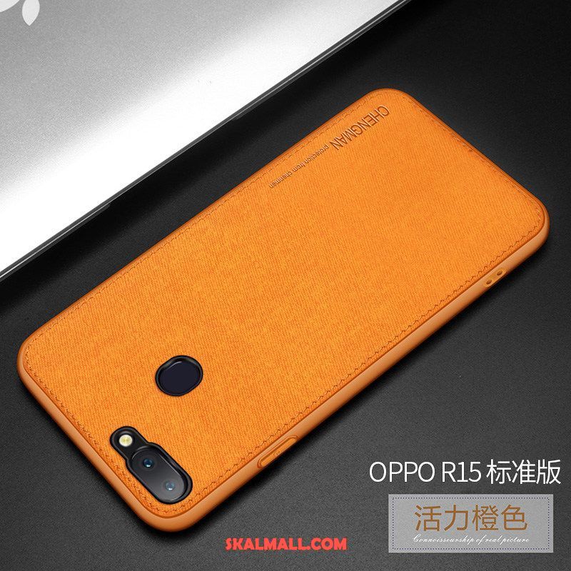 Oppo R15 Skal Nubuck Trend Ny Bil Duk Billig