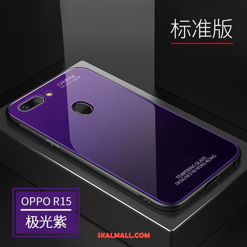 Oppo R15 Skal Slim Kreativa All Inclusive Purpur Personlighet Fodral Till Salu