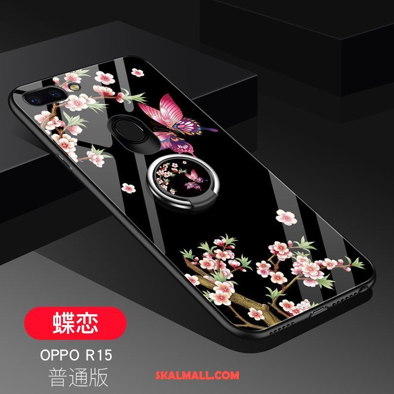 Oppo R15 Skal Svart Trend Glas Stjärna Mjuk Online