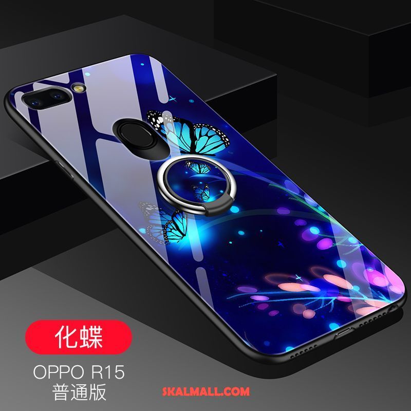 Oppo R15 Skal Svart Trend Glas Stjärna Mjuk Online