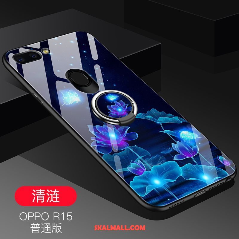 Oppo R15 Skal Svart Trend Glas Stjärna Mjuk Online