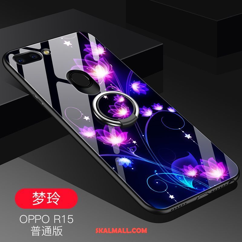 Oppo R15 Skal Svart Trend Glas Stjärna Mjuk Online