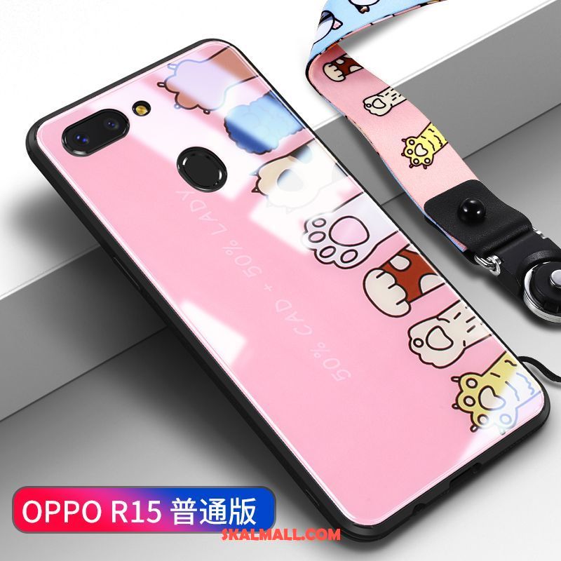 Oppo R15 Skal Vacker Kreativa Glas Hängsmycken Net Red På Nätet