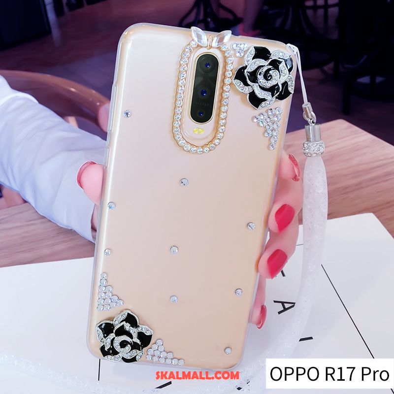 Oppo R17 Pro Skal All Inclusive Med Strass Hängsmycken Skydd Ny Fodral På Rea