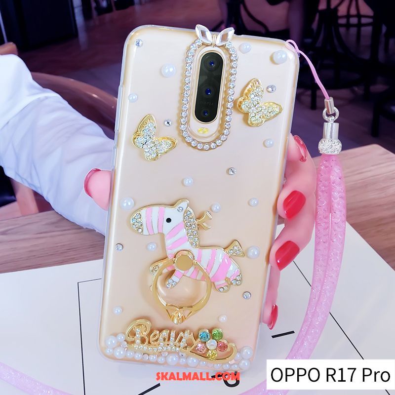 Oppo R17 Pro Skal All Inclusive Med Strass Hängsmycken Skydd Ny Fodral På Rea