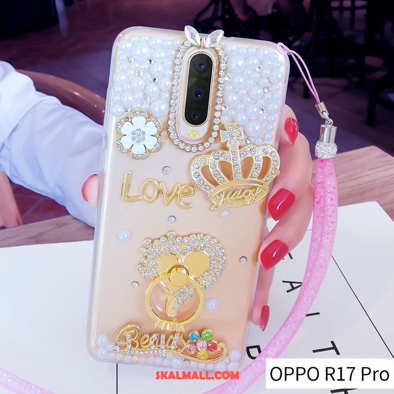 Oppo R17 Pro Skal All Inclusive Med Strass Hängsmycken Skydd Ny Fodral På Rea