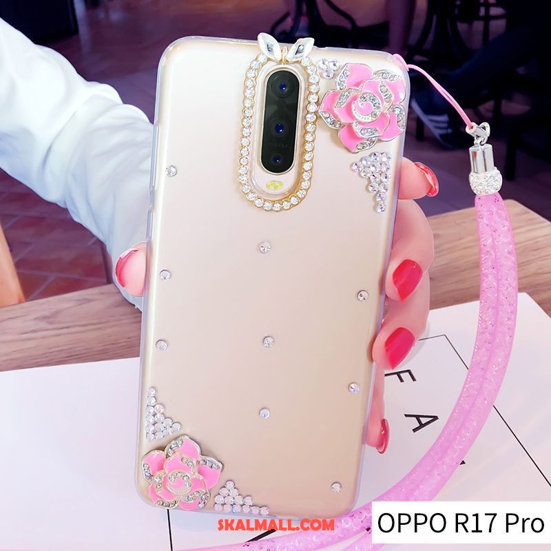 Oppo R17 Pro Skal All Inclusive Med Strass Hängsmycken Skydd Ny Fodral På Rea