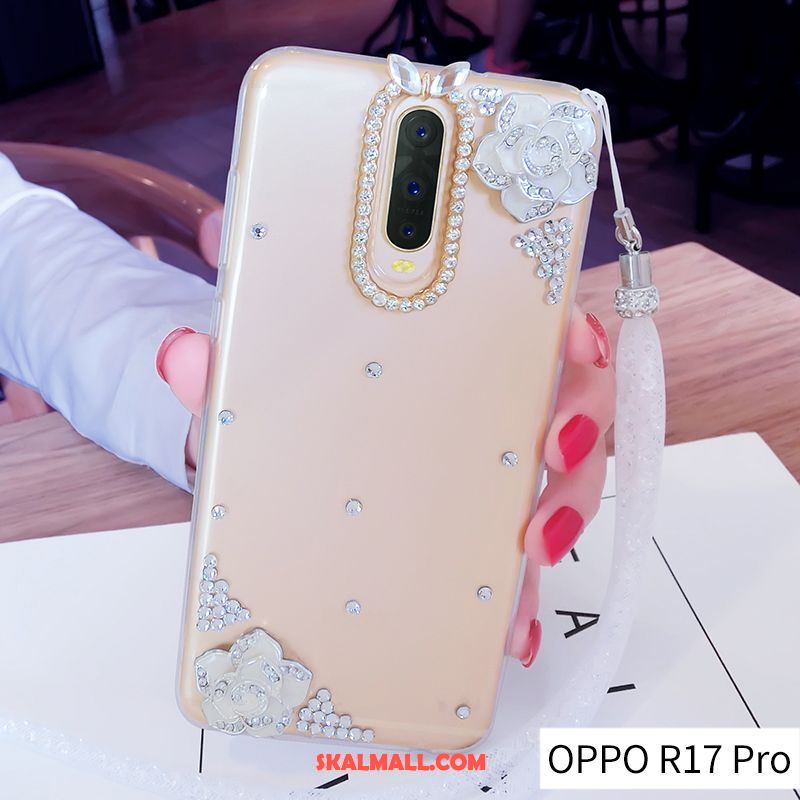 Oppo R17 Pro Skal All Inclusive Med Strass Hängsmycken Skydd Ny Fodral På Rea