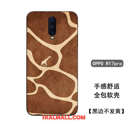 Oppo R17 Pro Skal Fallskydd Par Leopard All Inclusive Mjuk Fodral Billiga