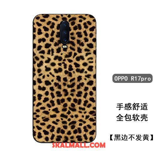 Oppo R17 Pro Skal Fallskydd Par Leopard All Inclusive Mjuk Fodral Billiga