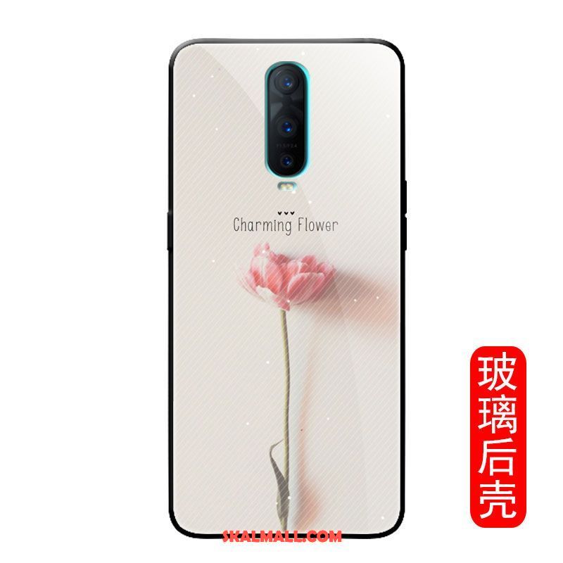 Oppo R17 Pro Skal Handgjord Net Red Blommor All Inclusive Grön Rea