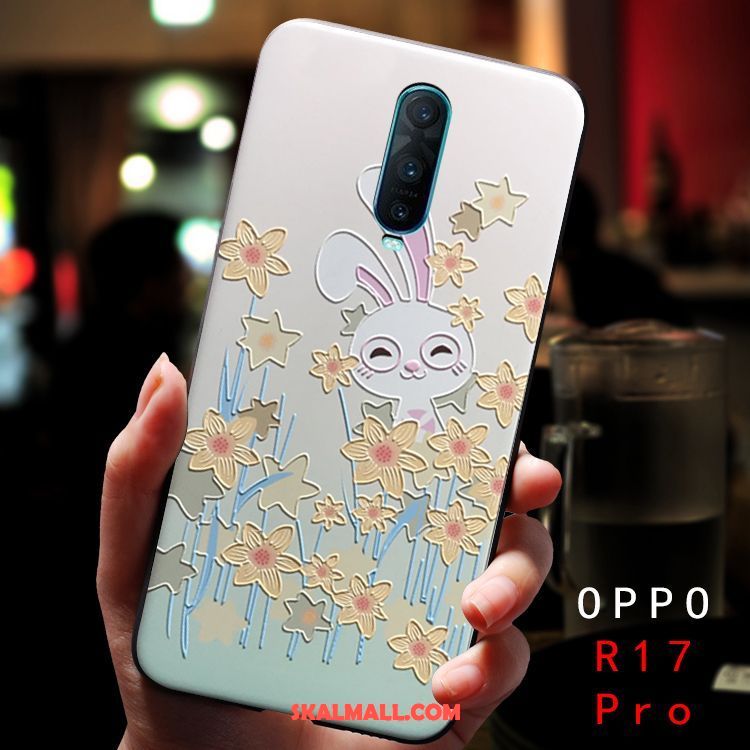 Oppo R17 Pro Skal Personlighet Mobil Telefon Silikon Fallskydd Nubuck På Rea