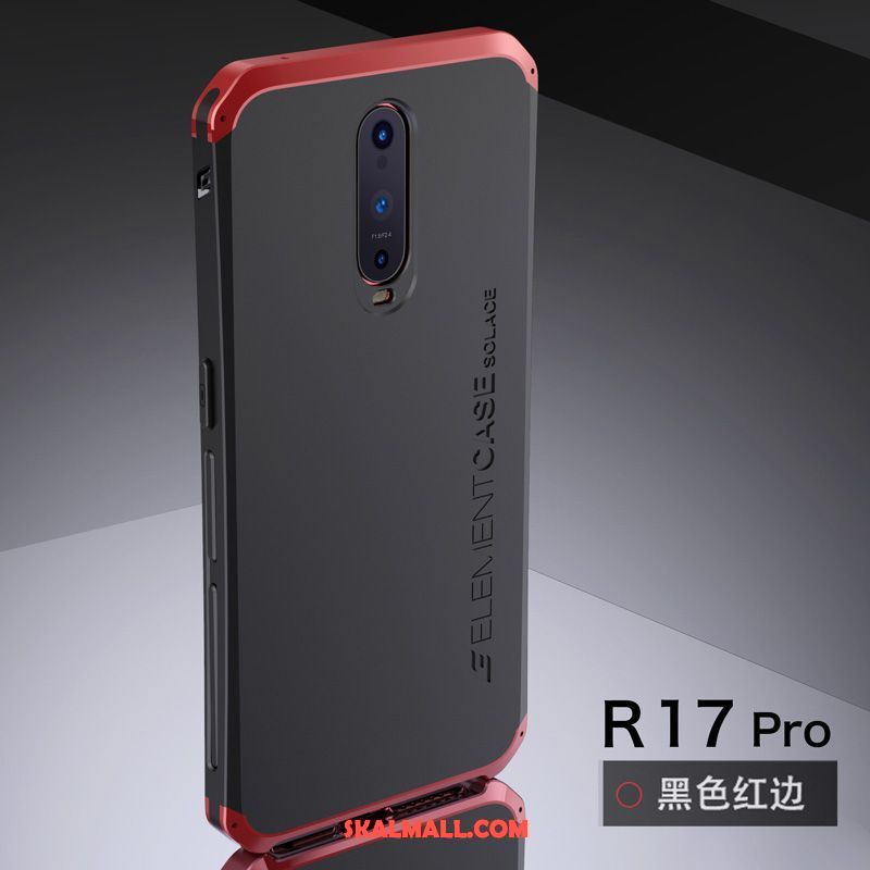 Oppo R17 Pro Skal Trend Varumärke Skydd All Inclusive Metall Net Red Billigt