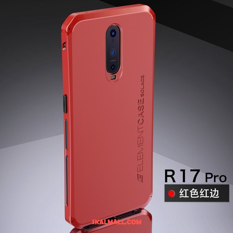 Oppo R17 Pro Skal Trend Varumärke Skydd All Inclusive Metall Net Red Billigt