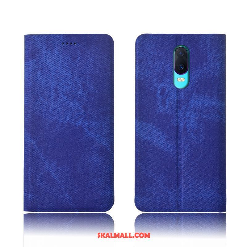 Oppo R17 Skal Clamshell Silikon All Inclusive Denim Läderfodral Fodral Köpa