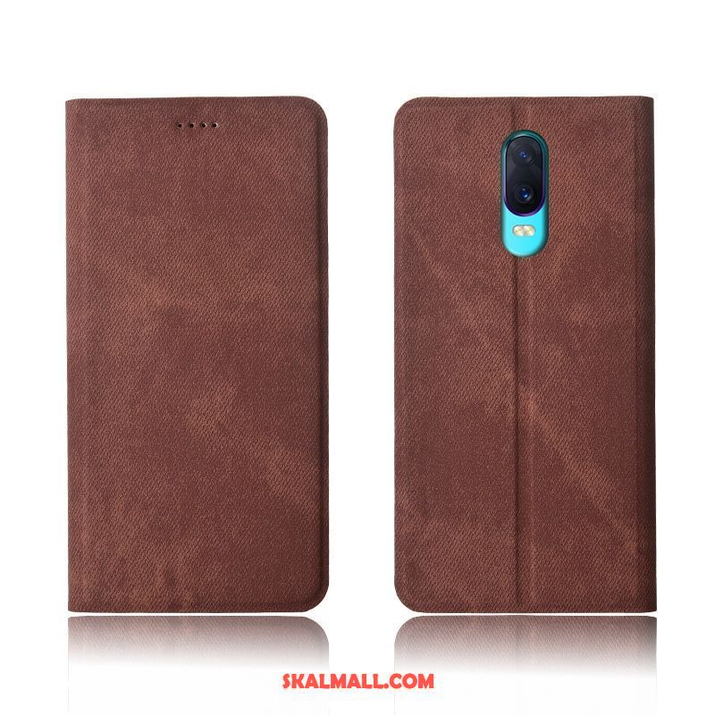 Oppo R17 Skal Clamshell Silikon All Inclusive Denim Läderfodral Fodral Köpa