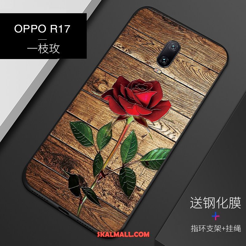 Oppo R17 Skal Mönster Lättnad Anpassa Mobil Telefon Blå Online